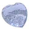 WOSHIDEFA 75th Birthday Gift for Women: Crystal Heart Keepsake Paperweight