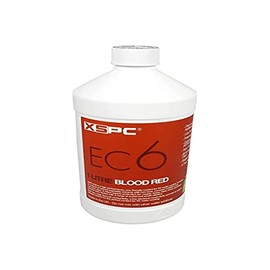 XSPC EC6 High Performance Premix PC Coolant, Translucent, 1000 mL, Blood Red