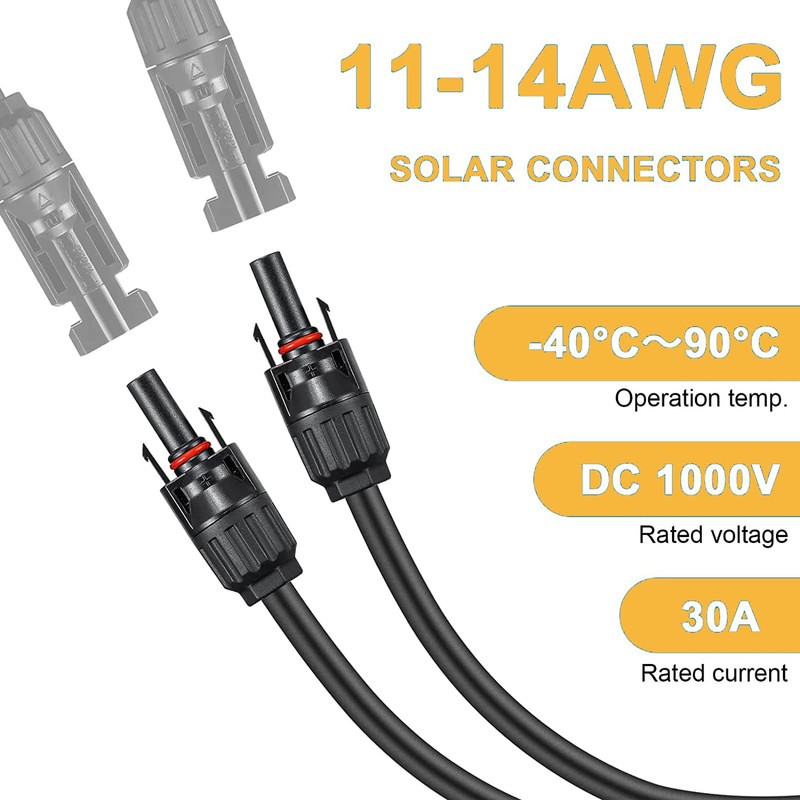 OBLLAR Solar Y Branch Connectors Solar Panel Parallel Connectors 1