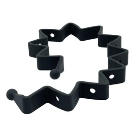 Busy Baby Toy Bungee - Dishwasher Safe Toy Strap - 100% Food-Grade Silicone (Black)