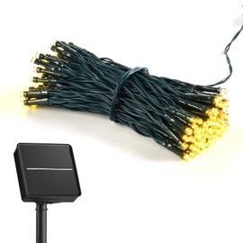 Brightown Solar String Light for Outside, 50Ft 120 LED Solar Lights Outdoor Waterproof, Solar String Lights Outdoor with 8 Modes, for Outside Garden Tree Party Decor(Warm White)