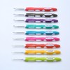 ZXUY Crochet Hooks Ergonomic Soft Touch Handles Crochet Hook Set