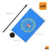 AZ FLAG - Set of 10 United States FBI Table
