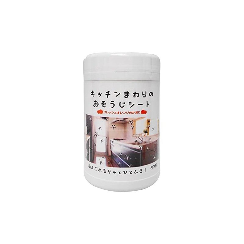コーヨー化成 キッチンまわりのおそうじシートボトル 80枚