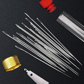 37PCS Sewing Tool Set, Sewing Kit Multi-Purpose Needle and Thread Kit for Beginners, Portable Needles Thread Hand Repair Tools for Professional DIY Lovers