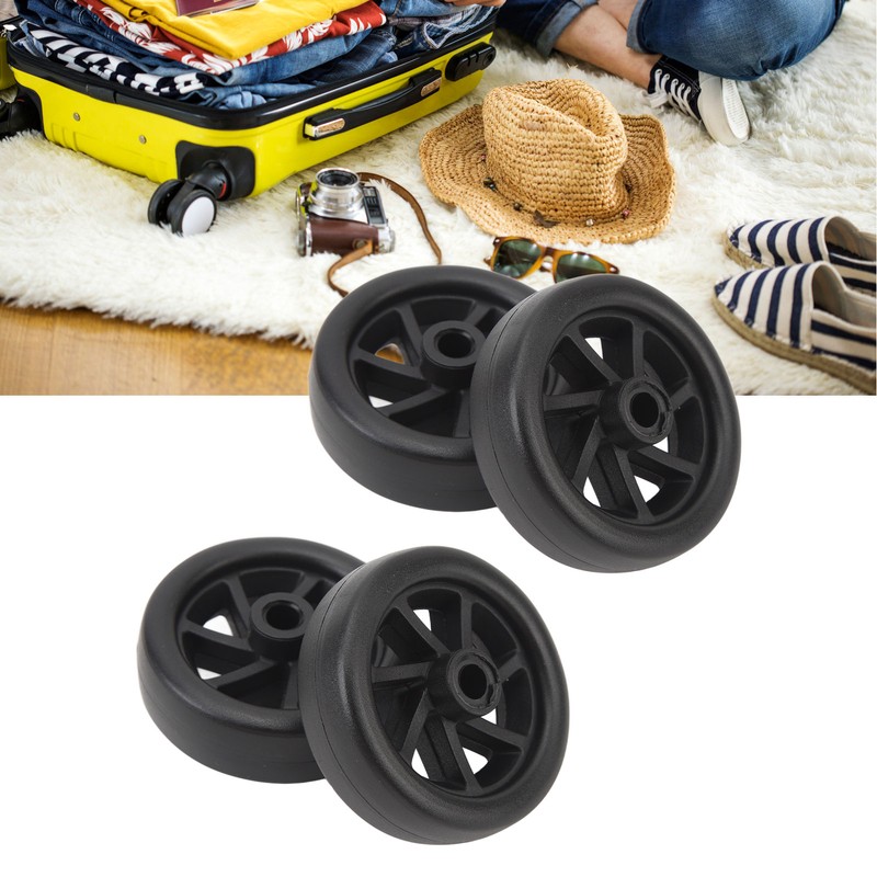 4Pcs Luggage Wheel Suitcase Wheels Universal Wheel Caster Wheel PVC