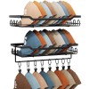 Hapirm Metal Hat Rack Wall - Wall Mounted Hat Holder