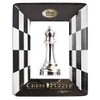 EUREKA 473685 Queen Cast Chess Game, Silver