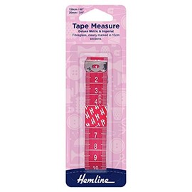 Hemline Deluxe Metric/Imperial Tape Measure, 150cm