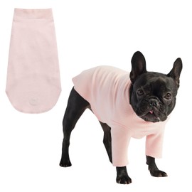 GF PET Gondola Base Layer for Dogs | Micro Polar Fleece Dog Bodysuit | Warm 4-Way Stretch Onesie | Full Body Coverage, Protection from Cold | Pajamas & Winterwear - Pink - 3X Large