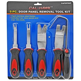 Cal-Hawk 5Pc Stainless Steel Auto Trim Door Panel Molding Removal Tool Kit