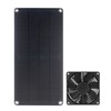 Solar Panel Single Fan 10W Weatherproof solar panel kit for