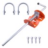 Qlvily 17-Inch Heavy Duty Gate Anchor Cane Bolt, Spring Loaded