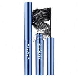 Black Mascara for Sparse lashes, Waterproof Mascara with Tiny Brush, Smudge-proof and Long Lasting, Curling and Volumizing, Lightweight and No clumping