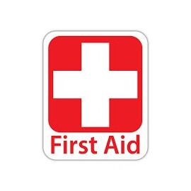 First Aid Sticker