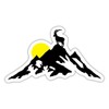 Spreadshirt Capricorn Mountain Peaks Sticker 10 x 10 cm Matt