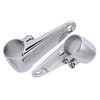Chrome Motorcycle Headlight Side Mounting Front Fork Bracket for 35mm‑41mm