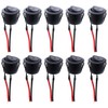 RUNCCI-YUN /10Pcs AC 6A/250V 10A/125V SPST 2 Pins 2 Position