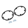 Partuto 2 Pcs Universal Bike Crankset Chain Wheel Cover -