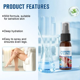 3Pcs VeinGuard Herbal Spray,Vein Guard Herbal Spray,Her bal Sprays for Foot,Her bal Feet Sprays(30ml/1.05fl.oz)