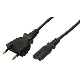LogiLink CP092 LogiLink Euro Power Supply Cable, 1.80 Meter Length, Black