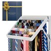 Tie and Scarf Organizer, TieMaster Battery-Free Organizer, Holds 60 Ties