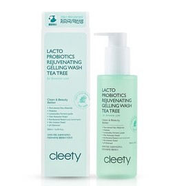 (Kriti) Lacto Probiotics Rejuvenating Gelling Wash Tea Tree Feminine Wash 180ml / (크리티)락토 프로바이오틱스 리쥬브네이팅 젤링워시 티트리 여성청결제 180ml
