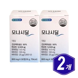 Yong Doctor Mall Monacidil Biotin Pantothenic Acid Brewer's Yeast 30 tablets x 2 middle aged senior men women BIOTIN / 용닥터몰 모나시딜 비오틴 판토텐산 맥주효모 30정 x 2개 중장년 시니어 남자 여자 BIOTIN