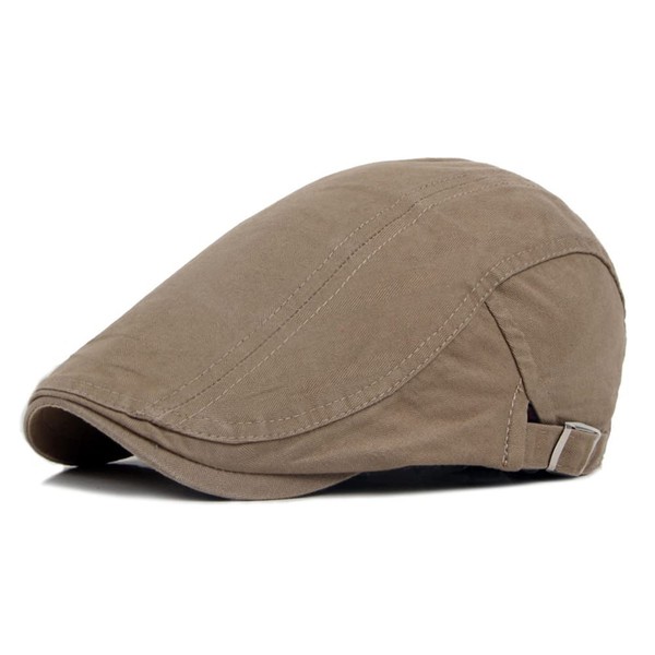 meioro Men's Newsboy Hat Flat Cap Ivy Cotton Adjustable Cabbie