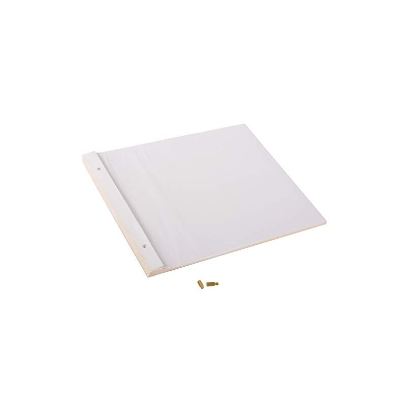 Goldbook spare block 38x30 30 Pages white + Schrauben 83078