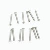 50Pcs #4-40 x 7/8 Button Head Socket Cap Screws Bolts,