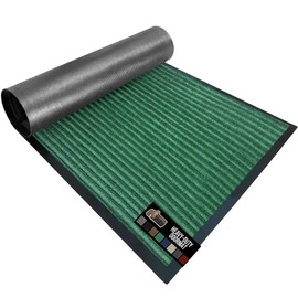 Gorilla Grip Original Low Profile Rubber Door Mat, 35x23, Heavy Duty, Durable Doormat for Indoor and Outdoor, Waterproof, Easy Clean, Home Rug Mats for Entry, Patio, Busy Areas, Green