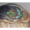 FIRE PHOENIX BIRD HAIR COMB Decorative Hair Accessory