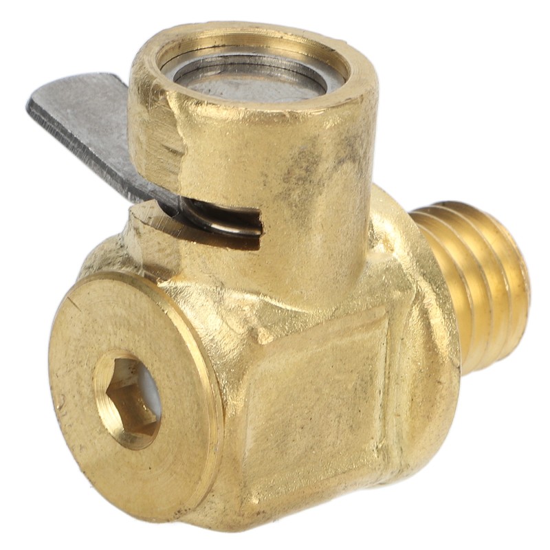 Engine Oil Drain Valve M12‑1.75 Connector Quick Brass Stainless Steel