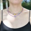 200pcs Glowing Solar Luminous Smile Face Beads Mixed Acrylic Glow