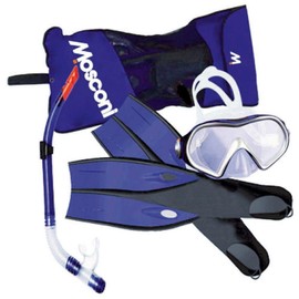 Mosconi Unisex Senior Bora Trio Snorkel Set, Large