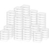 100 Pcs Clear Plastic Beads Storage Containers Box Small Clear