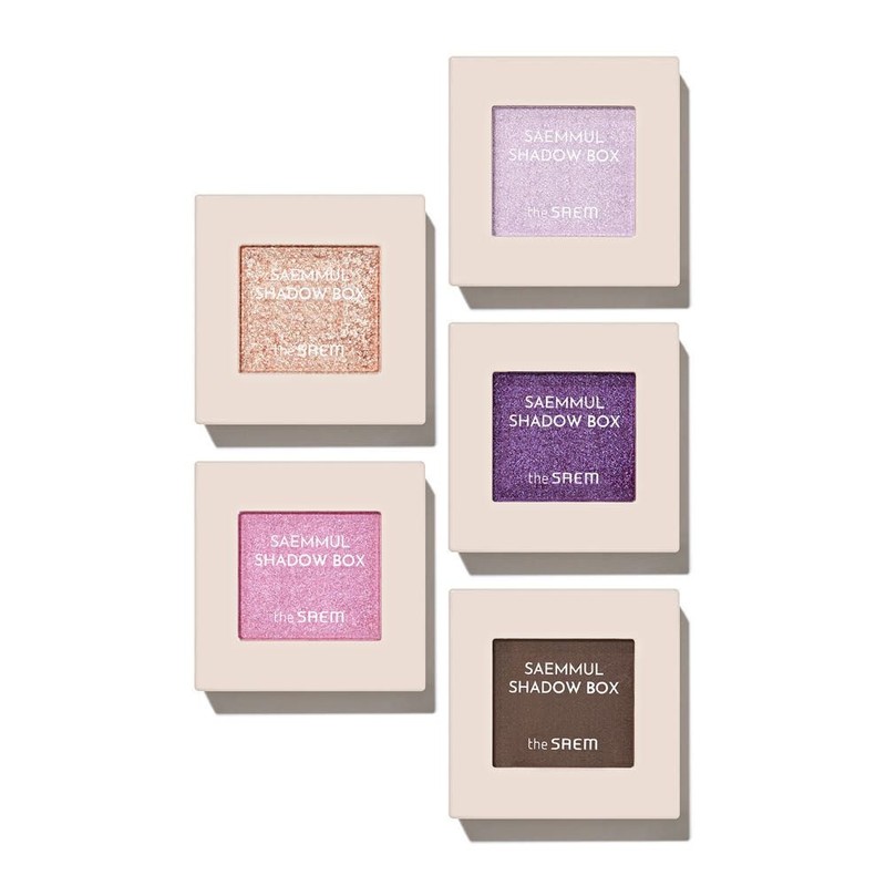 The Saem Saemmul Shadow Box Single 3colors GR01 Cool Dusty