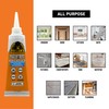 Gorilla Waterproof Caulk & Seal Silicone Sealant, 2.8oz Squeeze Tube