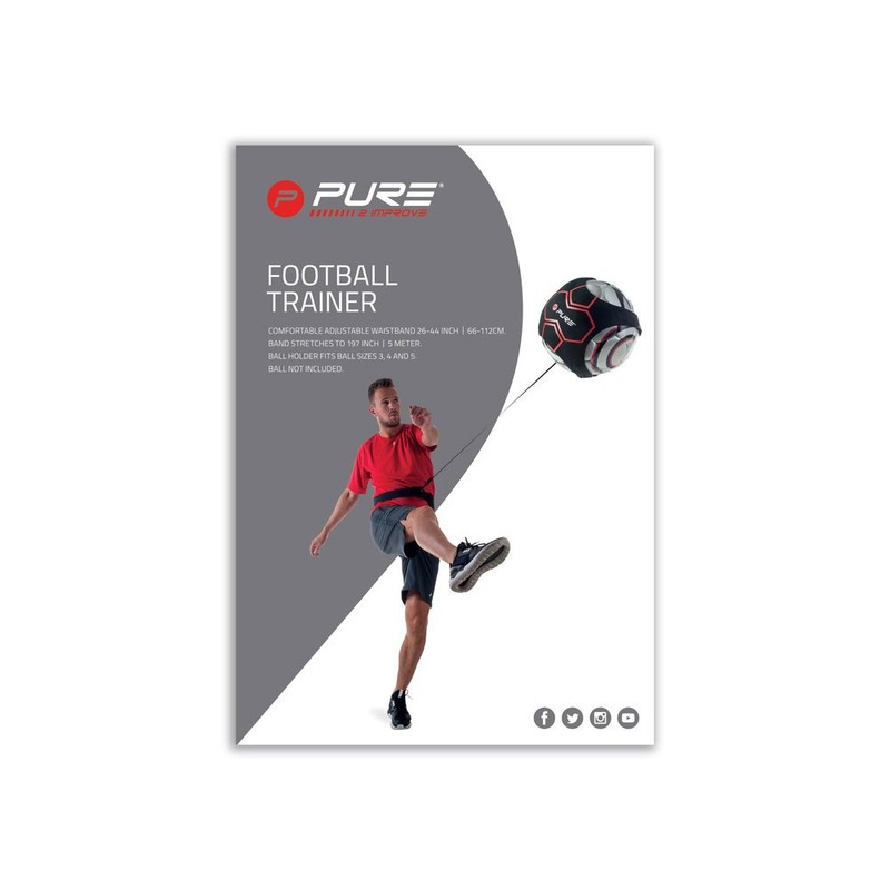Pure 2 Improve Solo Football Rebound Trainer with Adjustable Waist