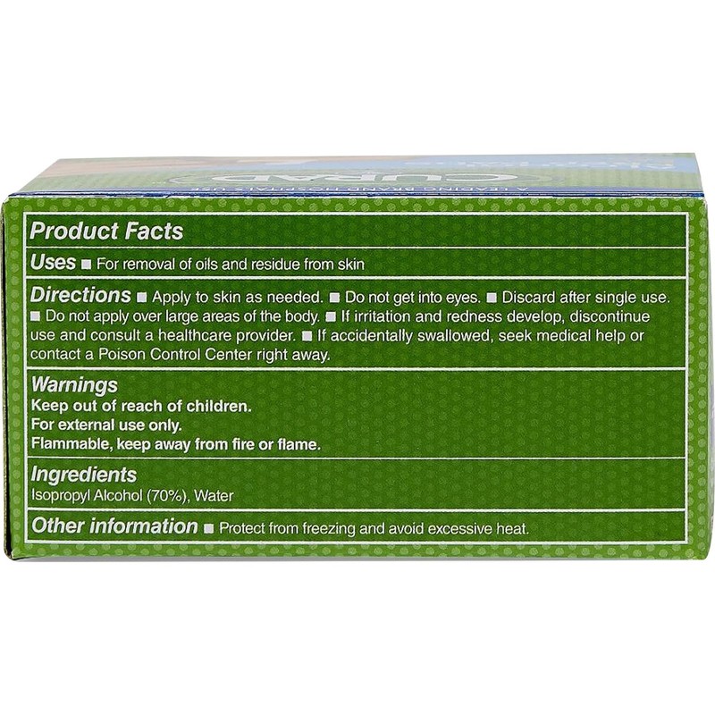 Curad Alcohol Disinfectant Prep Pads, 2-ply, Medium Size, 200 Count