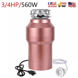 Garvee 560W Garbage Disposal Continuous Feed Food Waste Disposer Cleaner W/ Air Switch