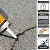 SIKA Sikaflex-410 Asphalt Sealant, Black, Self-Leveling Hybrid Sealant for Filling
