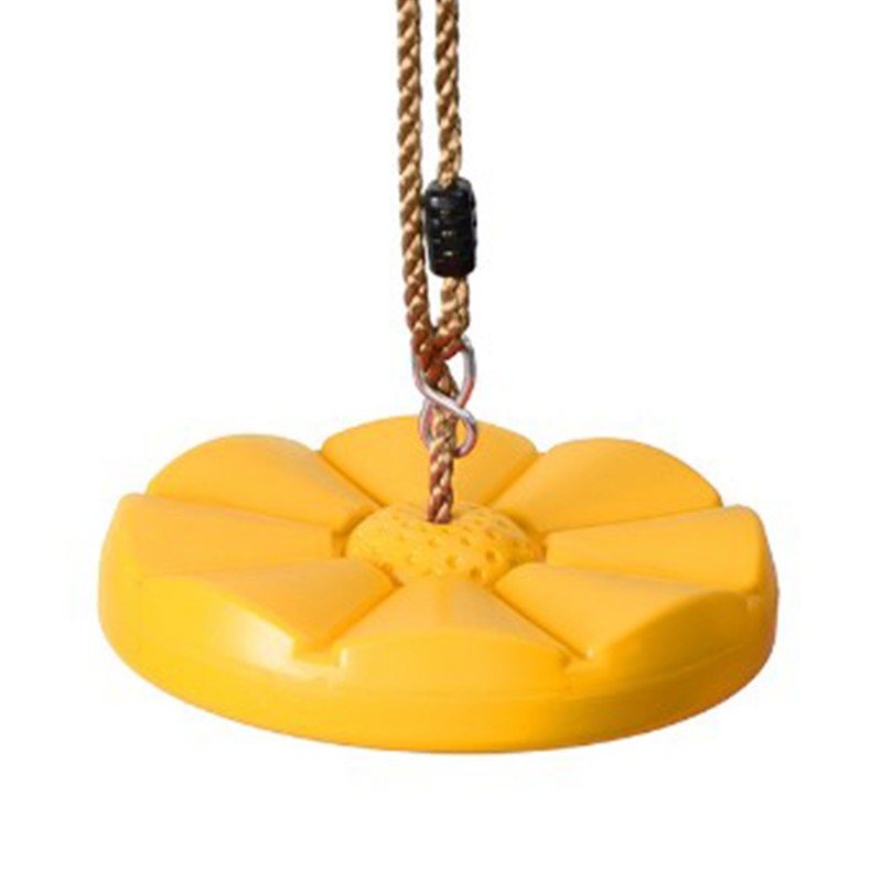 Heavy Duty Plastic Disc Tree Swing with PE Rope for