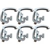 API Clamps (6 Pack) Silver Compatible with Toyota Tacoma -