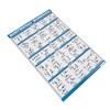 60x90cm Workout Charts Clear Rugged Easy Reading Bodyweight Exercises Poster