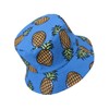 Wigwam Cool Reversible Pineapple Pattern Bucket hat - Holiday Festival