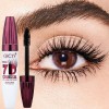 Juego 3 Mascara De Pestañas 7d Negro Alargador Y Waterproof