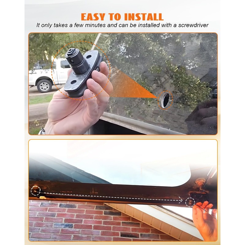Twist Handle Kit 113436 Topper Tonneau T-Handle Fit for Leer