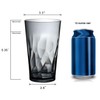 JGIRL Unbreakable Plastic Drinking Glasses, Set of 6, Shatterproof Drinking